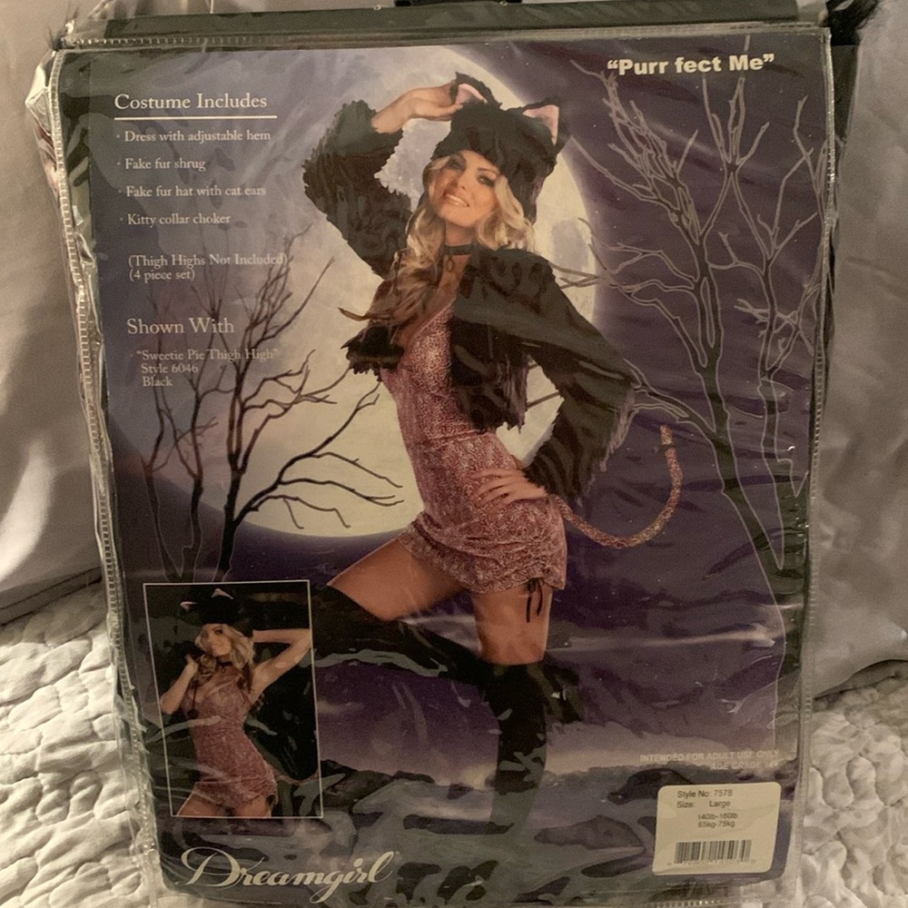 Women’s Purrr fect Me Kitty Costume - Pink and black